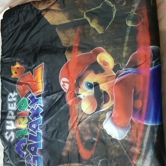 NINTENDO SUPER MARIO GALAXY 2 - CHILD YOUTH SLEEPING BAG RARE - Picture 2 of 9